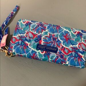 Simply Southern Colorful Floral Wallet